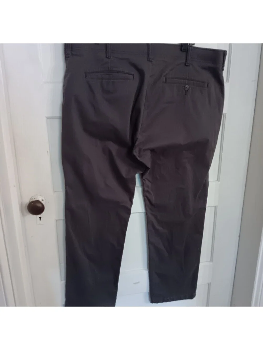 Lee Extreme Comfort Pants Men's Black Solid Outdoor Stretch Chino 40x29